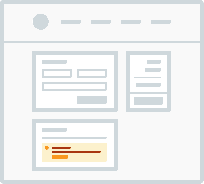 Orange draws enough attention to the warning without being overwhelming